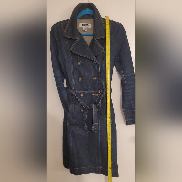 OLD Navy Denium Peacoat size Medium womens. - Picture 5 of 7